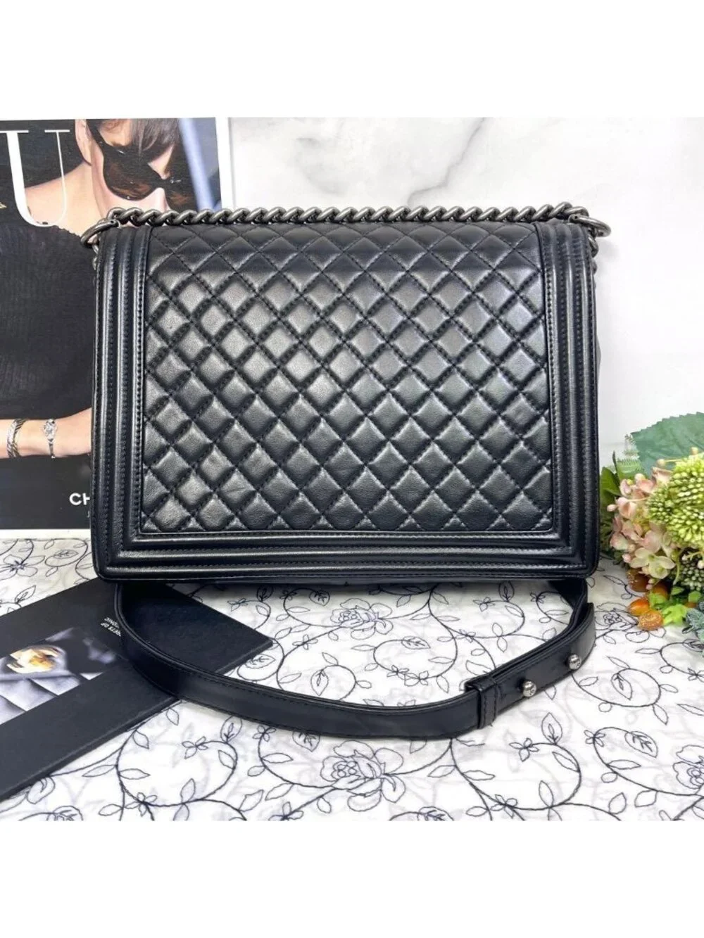 Chanel Boy Quilted 30